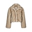 Neo Noir STEFF FAUX FUR JACKET BEIGE
