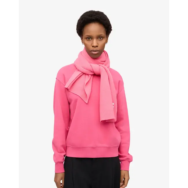 Colorful Standard MERINO WOOL SCARF BUBBLEGUM PINK