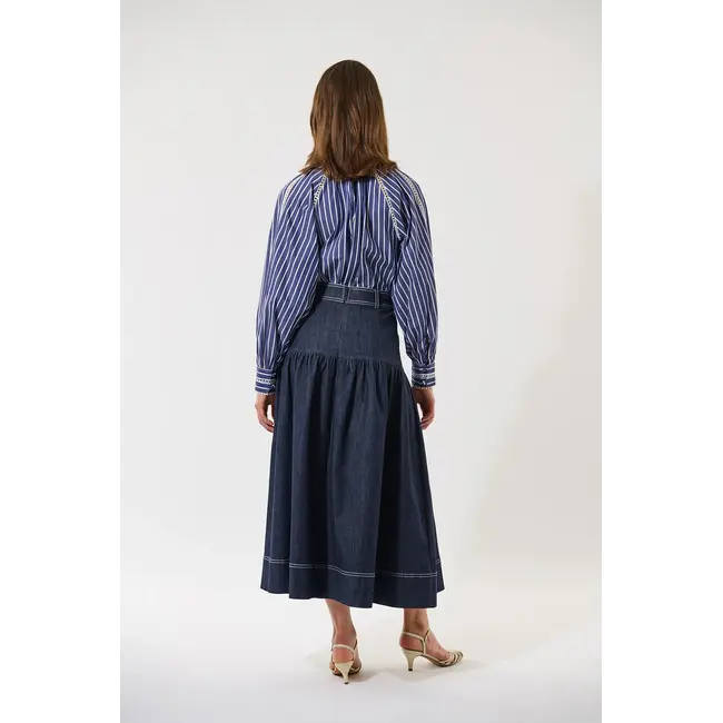 Dea Kudibal MONIADEA BLOUSE CHAMBRAY STRIPE