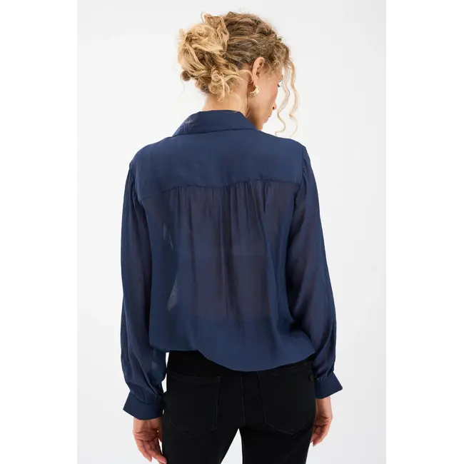 Pieszak CHRIS BEAD SHIRT MID. NAVY