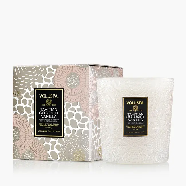 VOLUSPA TAHITIAN COCONUT VANILLA CLASSIC CANDLE