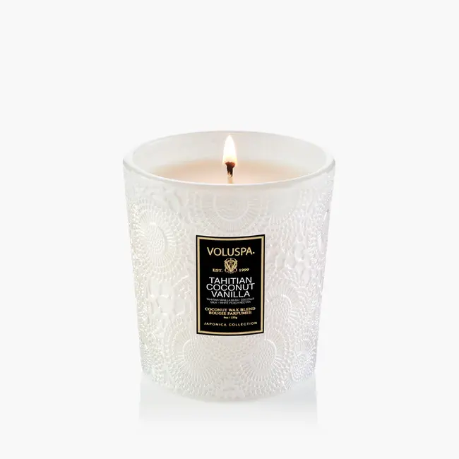 VOLUSPA TAHITIAN COCONUT VANILLA CLASSIC CANDLE