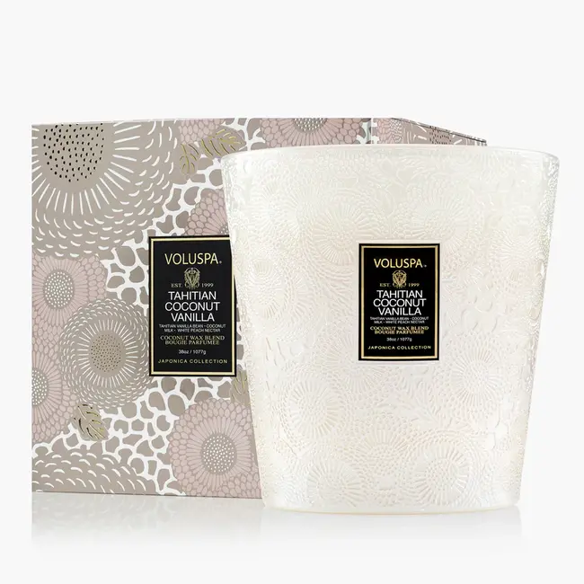 VOLUSPA TAHITIAN COCONUT VANILLA HEART