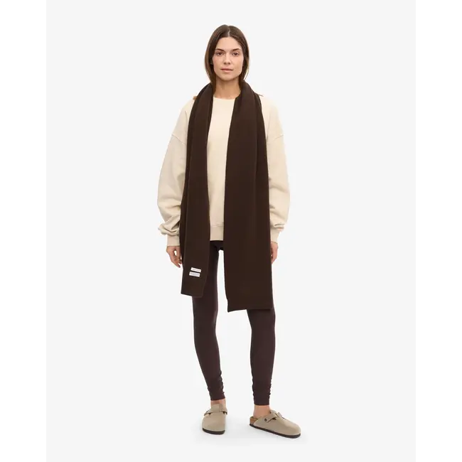 Colorful Standard MERINO WOOL SCARF COFFEE BROWN