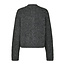 Neo Noir TAURA FLUFFY KNIT CARDIGAN ANTRACIT