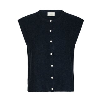 Neo Noir EVEREST KNIT VEST PO NAVY