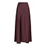 Neo Noir VICKY HEAVY SATEEN SKIRT BURGUNDY