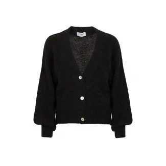 SIMPLE THE BRAND DIX KNIT-CARDIGAN ANTR. MEL