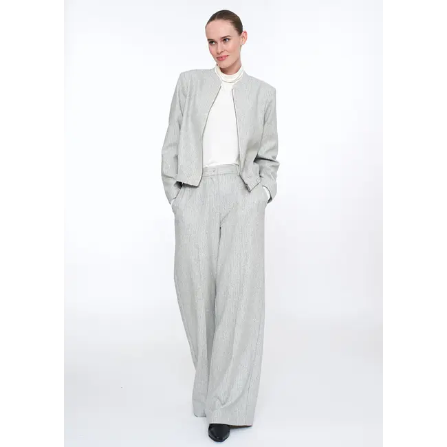 SIMPLE THE BRAND CHAI JACKET METAL MEL