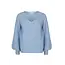 SIMPLE THE BRAND DEUX KNIT-PULL SKY BLUE MEL