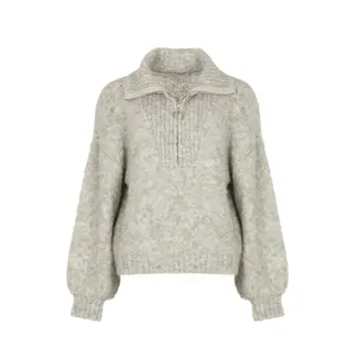 SIMPLE THE BRAND NOVA KNIT-PULL GREY MEL