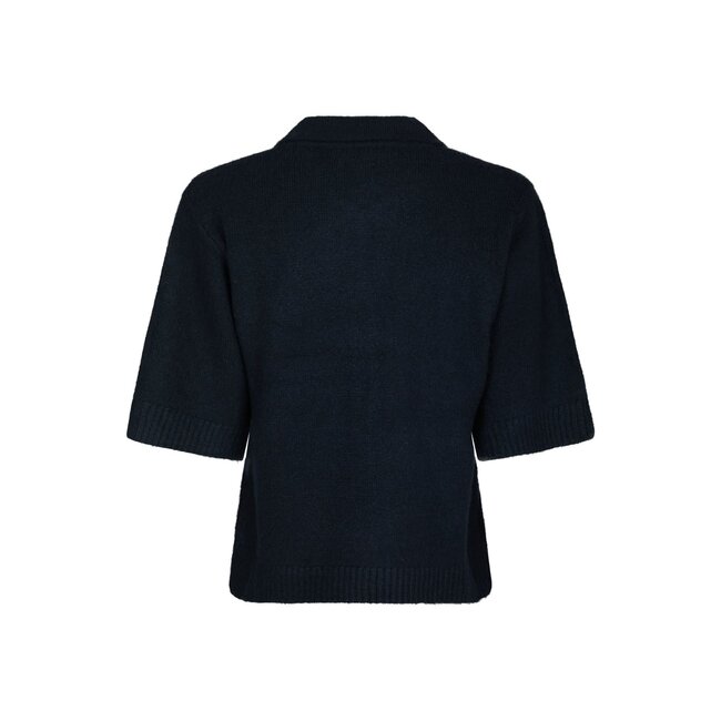 Neo Noir CUNNA KNIT BLOUSE NAVY