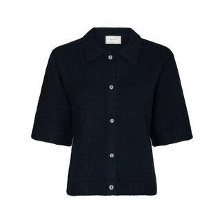 Neo Noir CUNNA KNIT BLOUSE NAVY
