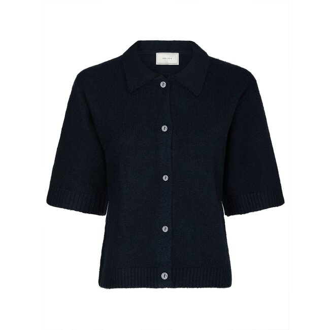 Neo Noir CUNNA KNIT BLOUSE NAVY