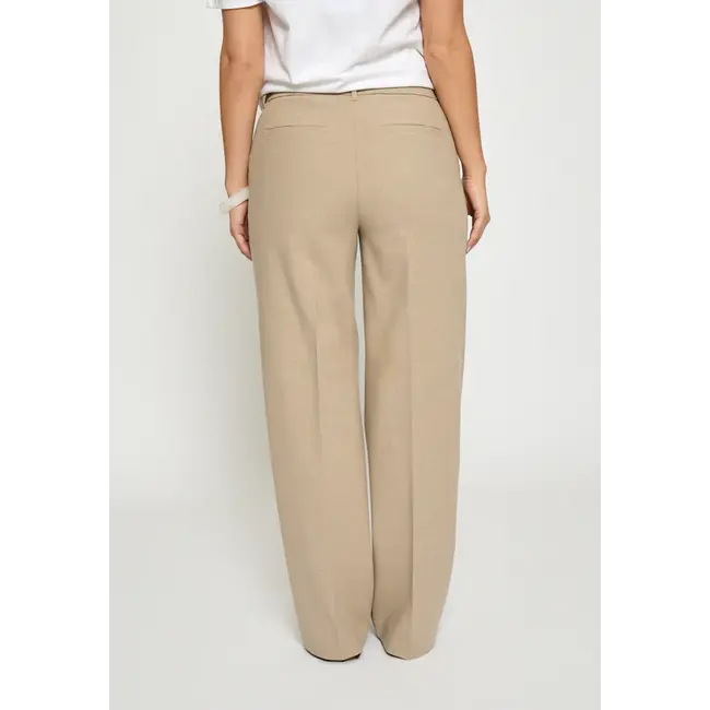 Minus MSWELMA MID WAIST PANT SAND GRAY