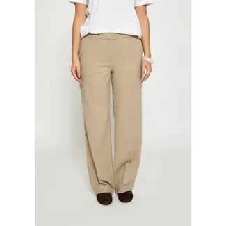 Minus MSWELMA MID WAIST PANT SAND GRAY