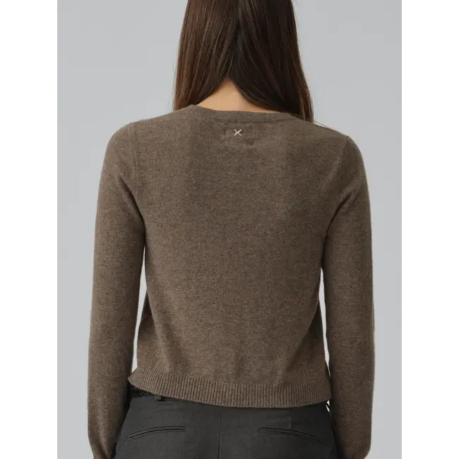PEOPLE'S REPUBLIC OF CASHMERE WOMEN'S O-CARD. TRUFFLE