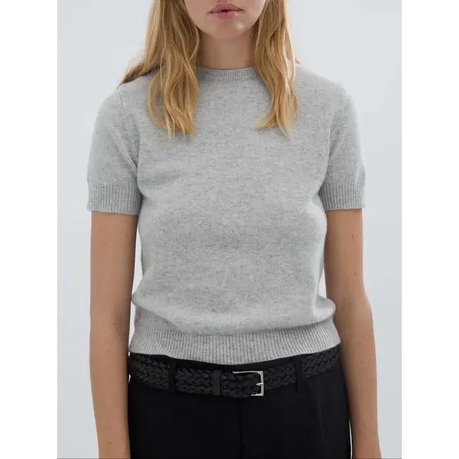 PEOPLE'S REPUBLIC OF CASHMERE WOMEN'S BLOUSE ASH GREY