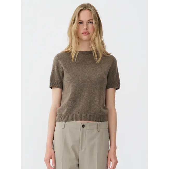PEOPLE'S REPUBLIC OF CASHMERE WOMEN'S BLOUSE TRUFFLE