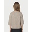 Neo Noir AMAYA FLUFFY KNIT CARDIGAN BEIGE MELANGE