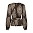 Neo Noir RISTA PAISLEY DROP BLOUSE DARK BROWN