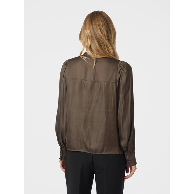 Neo Noir ZOLA BLOUSE BROWN