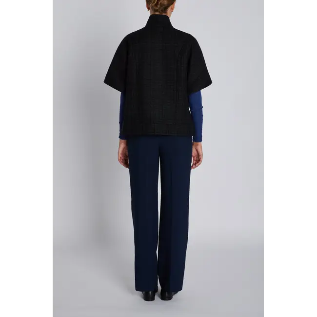 Bruuns Bazaar AZALEA CARLY WAISTCOAT DARK CHECK