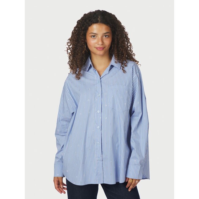 Neo Noir DALMA DECORATION SHIRT LIGHT BLUE