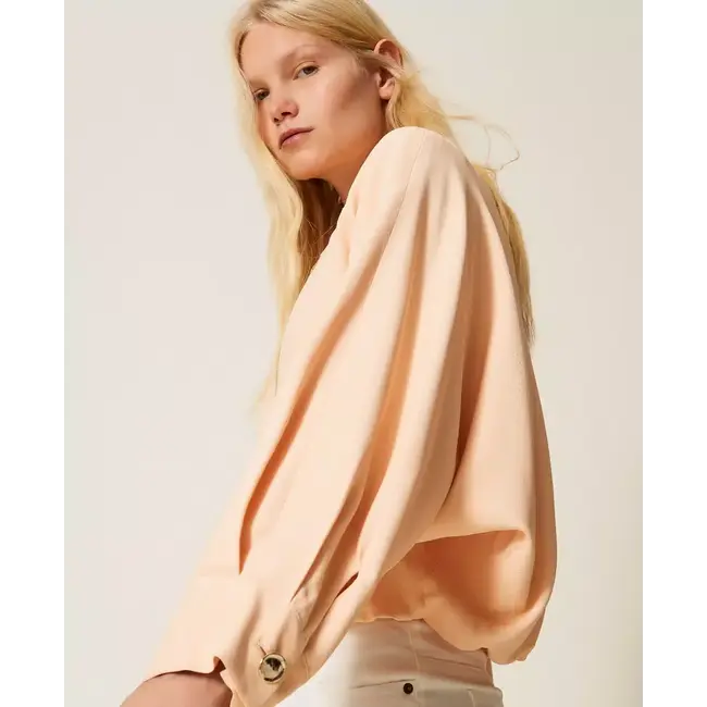 TWINSET 261TP2222 BOMBER PEACH PINK