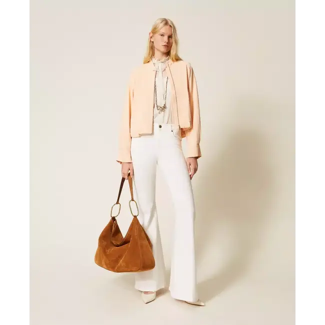 TWINSET 261TP2222 BOMBER PEACH PINK