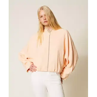 TWINSET 261TP2222 BOMBER PEACH PINK