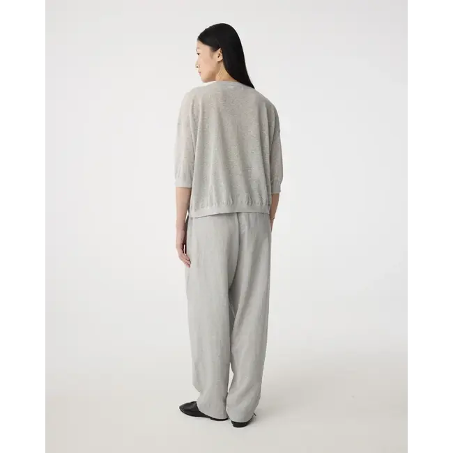 KNIT-TED FANES T-SHIRT GREY MELANGE