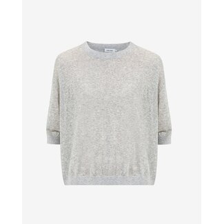 KNIT-TED FANES T-SHIRT GREY MELANGE