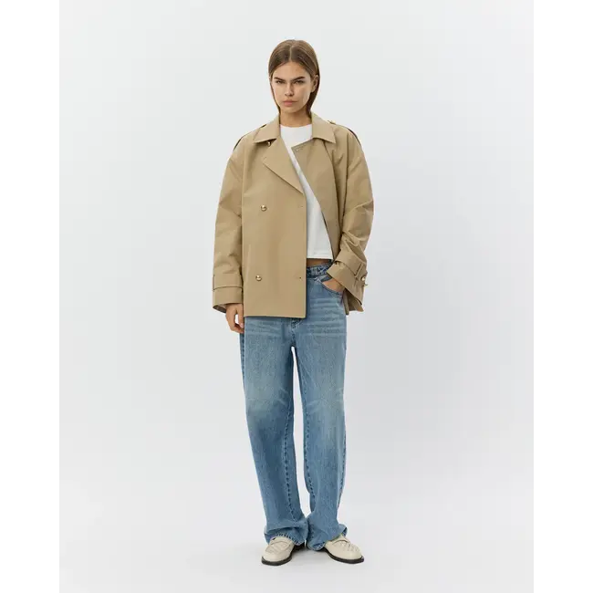 Sofie Schnoor ADRIASW SHORT TRENCH COAT CAMEL