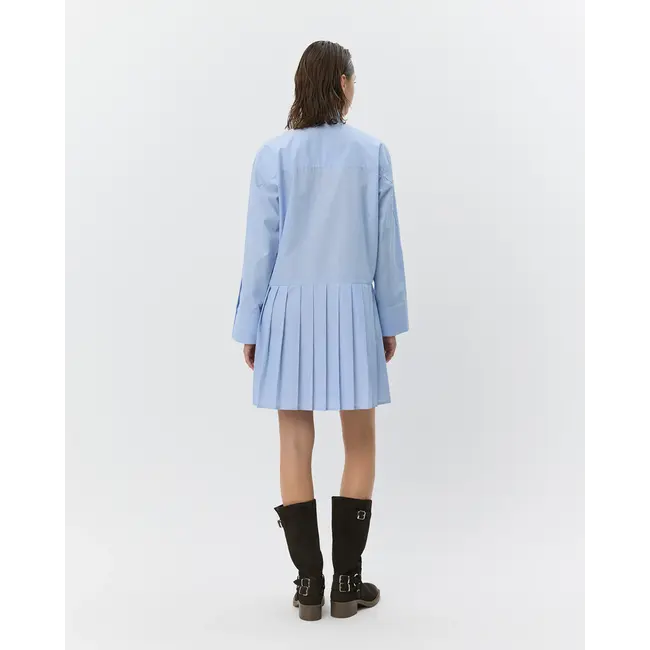 Sofie Schnoor PENELOPASW PLEATED SHIRT DRESS LIGHT BLUE