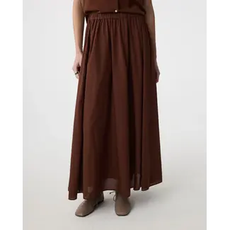 KNIT-TED CATO SKIRT MID BROWN