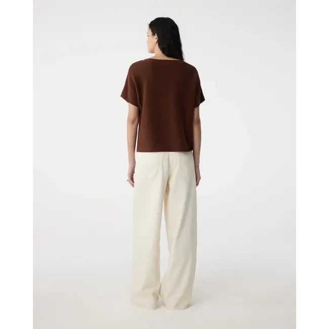 KNIT-TED TWIGGY PANTS IVORY