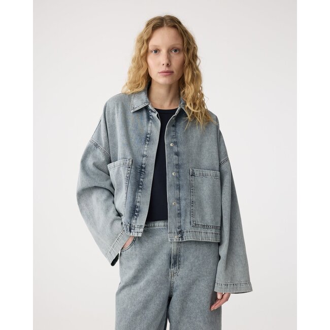 KNIT-TED DORY JACKET BLUE