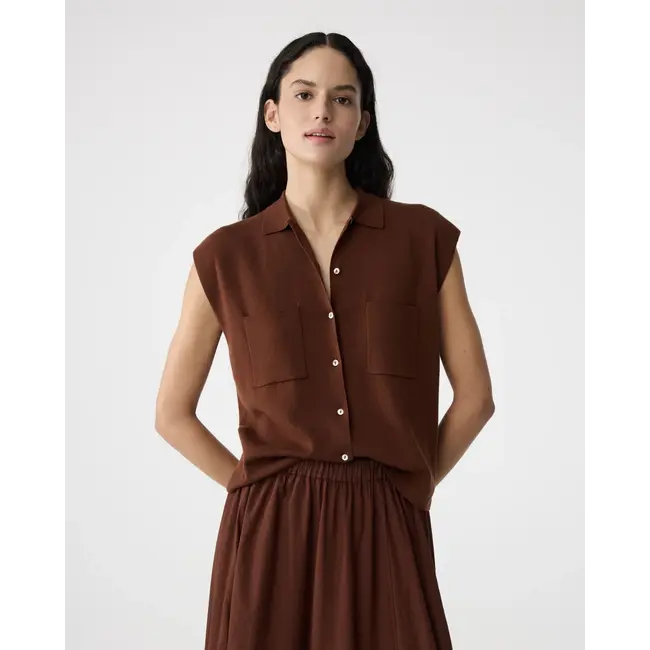 KNIT-TED PAM CARDIGAN BROWN