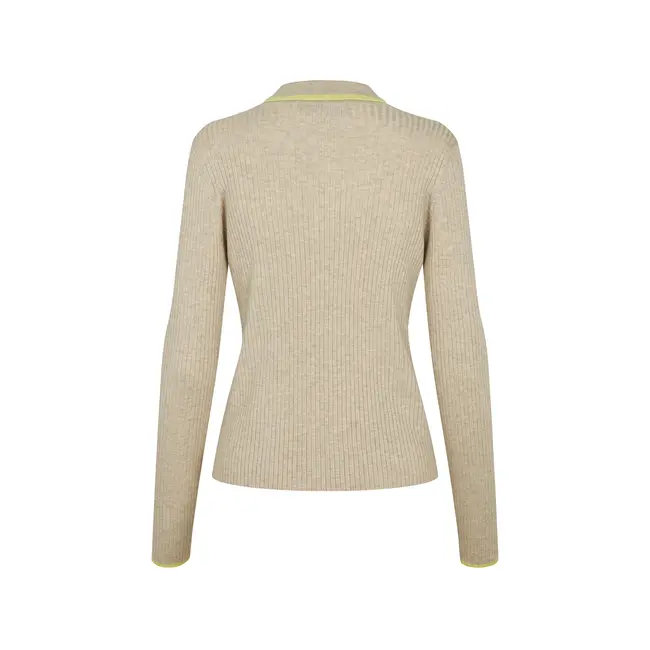 Lollys Laundry JULIO KNIT POLO BEIGE