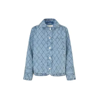 Lollys Laundry VIOLA QUILTED JACKET WASHED DENIM