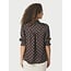 Neo Noir DIANA DOT BLOUSE DARK BROWN BLOUSE