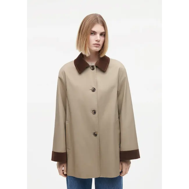 Studio AR FIORA COTTON TWILL OLIVE