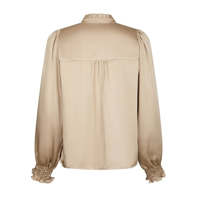 Neo Noir ZAMOLA BLOUSE DARK SAND