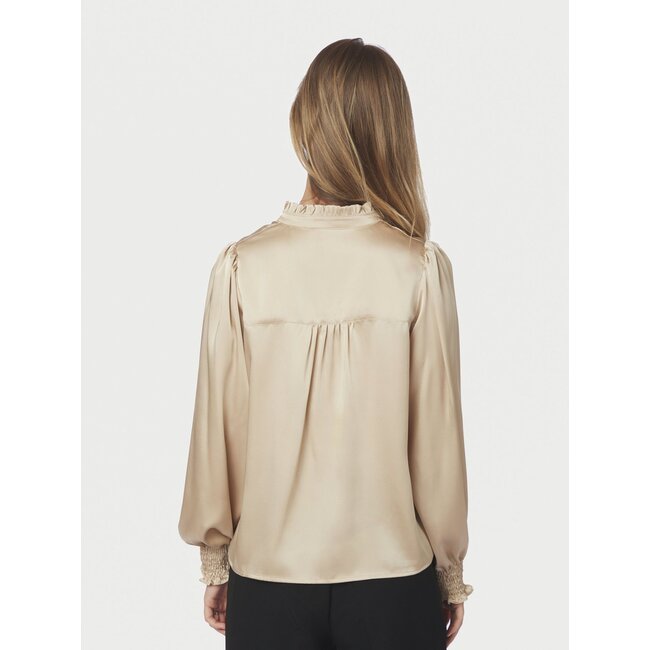 Neo Noir ZAMOLA BLOUSE DARK SAND