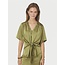 Neo Noir CASADIA HEAVY SATEEN BLOUSE SAGE GREEN