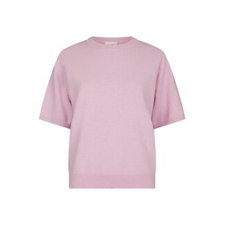 Neo Noir MISSY KNIT TEE LIGHT PINK