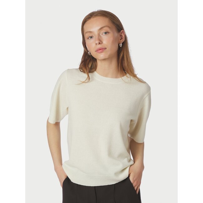 Neo Noir MISSY KNIT TEE CREME