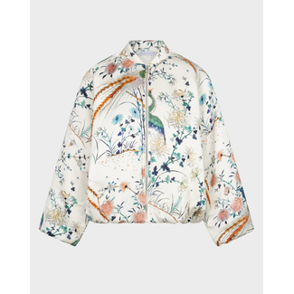 Amaya Amsterdam FAITH BOMBER WHITE