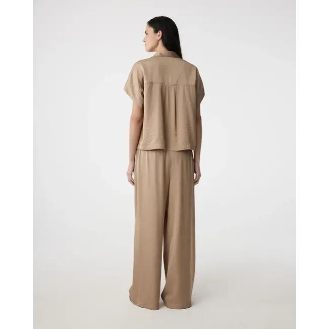 KNIT-TED PARIS BLOUSE TOFFEE